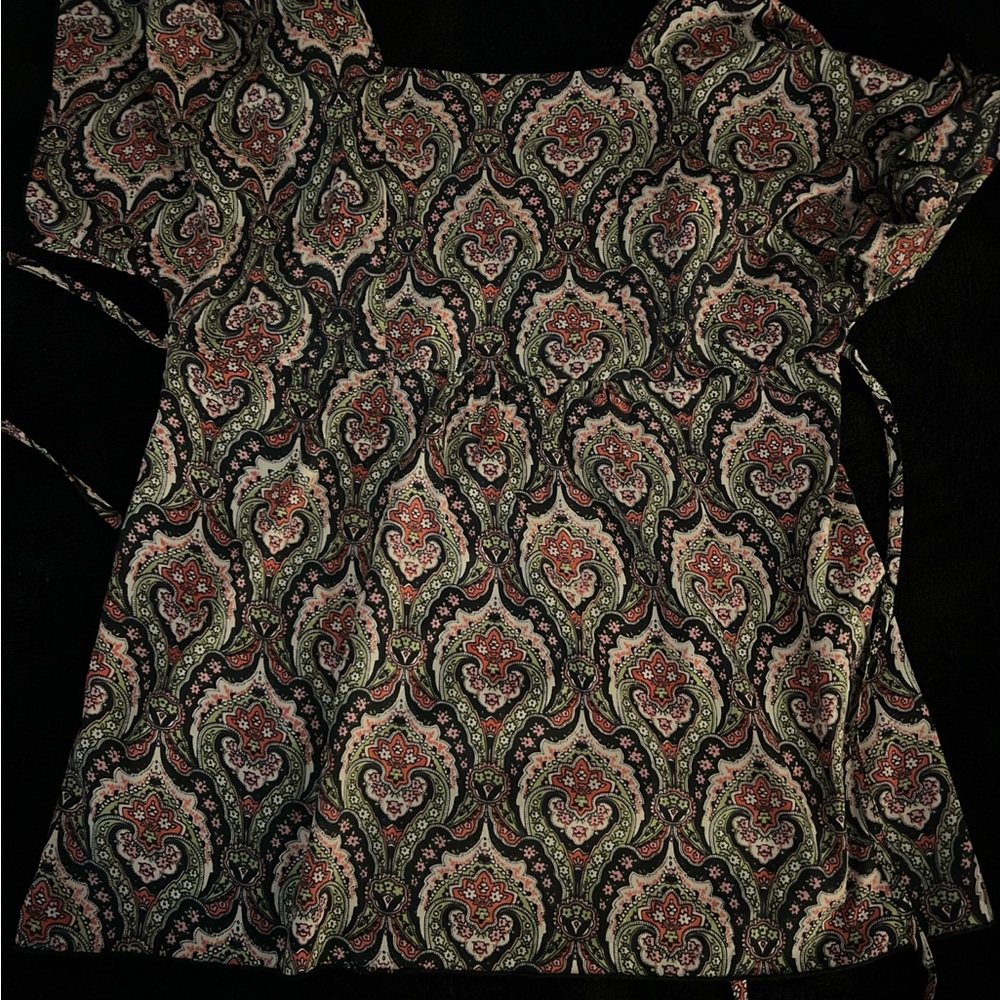 Paisley Print Vintage Women's Top